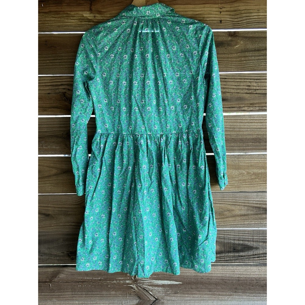 J. Crew Teal Floral Mini Dress - Picture 7 of 9
